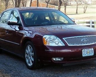 2005 Ford Five Hundred Passenger Car, VIN # 1FAHP25165G102130, Mileage Showing On Odometer 97774