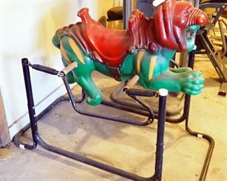Vintage He-Man Battle Cat Spring Rocker