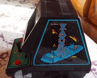 Vintage 1982 Electronic Sega Zaxxon Coleco Table Top Arcade Video Game, Container Of Noah's Ark Puzzle Pieces, And Assorted Toddler Puzzles,