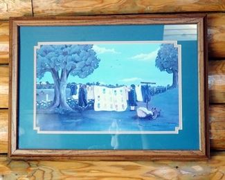 Framed Matted Under Glass Tammy Scholle Art Print, Signed And Numbered 140/500, 18" x 25"