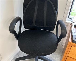 One of two office chairs
