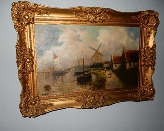 19th century Dutch oil painting