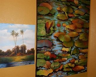 Bob Morrissey  "Water Lilies" and Florida landscape