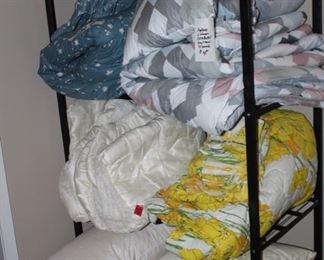comforters and pillows