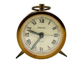 Lot 080
Vintage Endura Traveling Alarm Clock