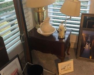 End Table and decoratives