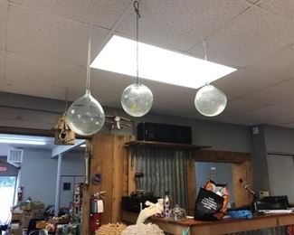 Glass Hanging Baskets