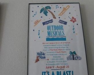 Galveston Outdoor Musicals Poster