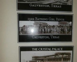 Framed Photos from Historic Galveston