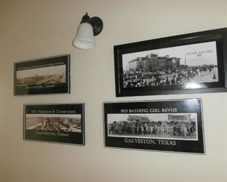 Framed Photos of Historic Galveston