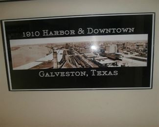 Framed Photo from Historic Galveston