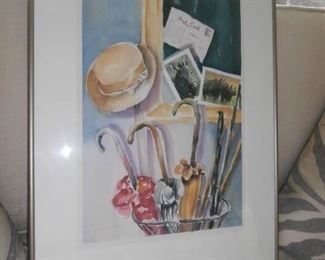 Original Water Color by Gay Fly, Galveston Artist