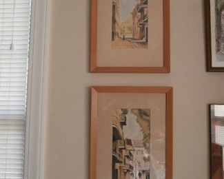 Pair of Prints of New Orleans
