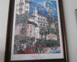 Hotel Galvez Framed Print