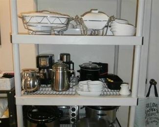 Kitchenware, Small Electrical Appliances and Serving Pieces