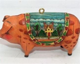 Lot 068
3 1/2" Pig Ornament Jim Shore