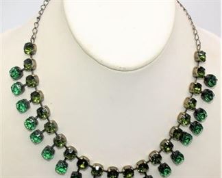 Lot 094
2 row faceted Stone necklace