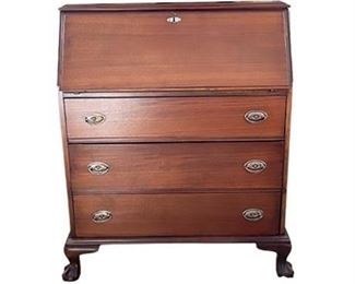 Lot 290
Cherry Drop Leaf Desk and Chest of Drawers