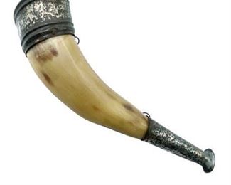 Lot 307
Antique Powder Horn Flask