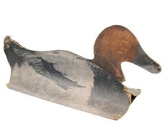 Lot 312
Johnson's Folding Fiberboard Duck Decoy