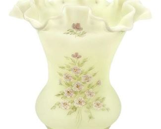 Lot 325
Fenton Art Glass Donna Robinson Vase