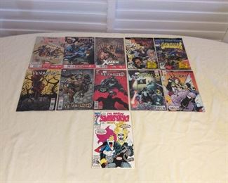 MMT068 Eleven Marvel Venom, Venomized, Wolverine & The X-Men And Midnight Sons Comics