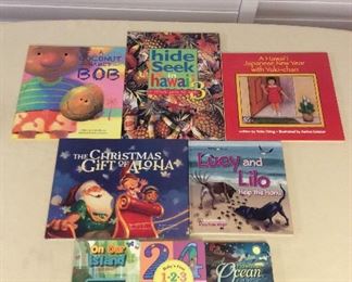 MMT073 Eight Hawaiian Children’s Hardcover Books