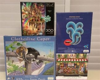 MMT081 Four Fun Jigsaw Puzzles New 