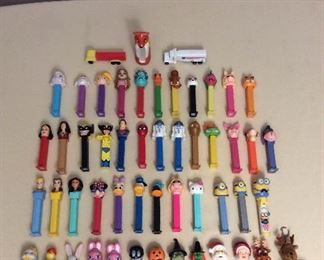 MMT097 Fifty Pez Dispensers & More!
