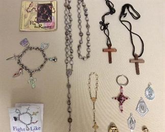 MMT105 Rosary & Inspirational Costume Jewelry 