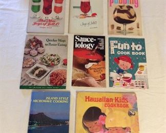 MMT115 Eight Vintage Cookbooks 