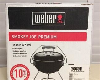 MMT130 Weber 14” Smokey Joe Premium Charcoal Grill New