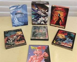 MMT185 Gundam, Dragon Ball Z, Avatar & Full Metal Alchemist DVDS 
