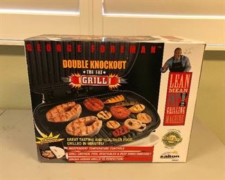MMT194 George Foreman Double Knockout The Fat Grill New