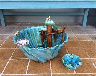 MMT203 Large Chinese Ceramic Table Fountain 