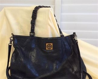 MMT214 Tory Burch Black Leather Bag