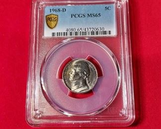 1968 D Jefferson Nickel