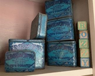 Vintage Edgeworth tobacco tins 
