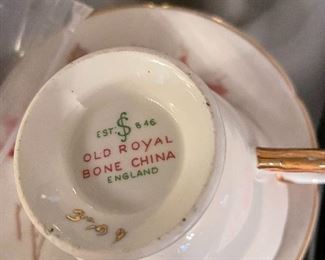 Old Royal bone china teacup