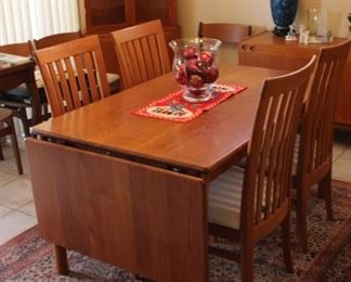 Teak Dining table with 4 chairs
