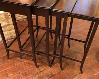 Antique Mahogany nesting tables