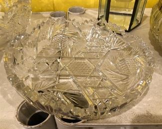 Beautiful piece of American cut crystal