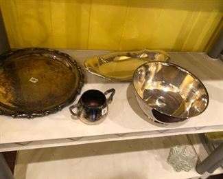 Essential silverplated serving pieces