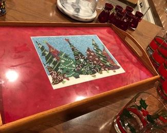 Needle work Tray perfect for the holidays