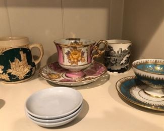 
Collection of tea cups