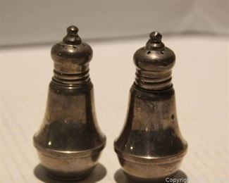 Duchin Creation Sterling Silver Weighted Salt and Pepper Shakers