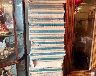 Lots of marble tiles