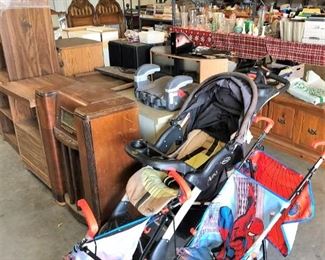 Strollers and furniture