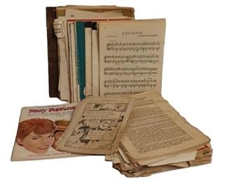 Vintage Antique Sheet Music