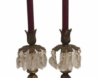 Vintage Brass Candle Holders